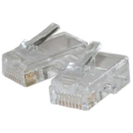 Cat5 8X8 Modular Plug For Flat Stranded Cable 100Pk